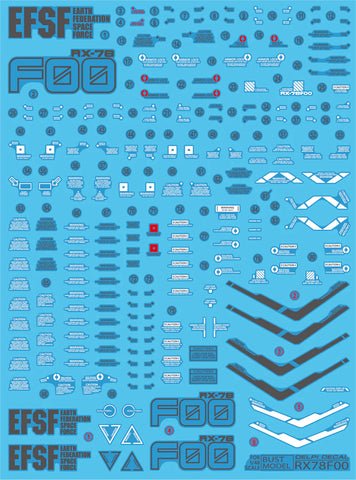 Delpi Decal 1/48 RX-78F00 [Bust Model]