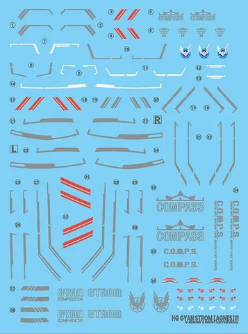 G-Rework HG Gyan Strom Decals