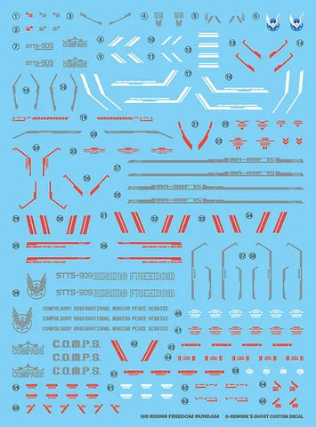 G-Rework HG Rising Freedom Gundam Decals
