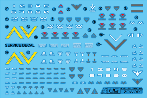 Delpi Decal HG Zowort