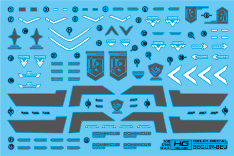 Delpi Decal HG Beguir-Beu