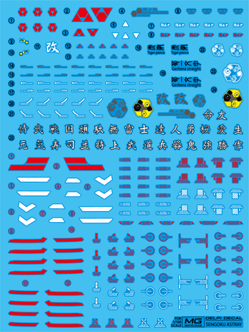 Delpi Decal MG Sengoku Astray