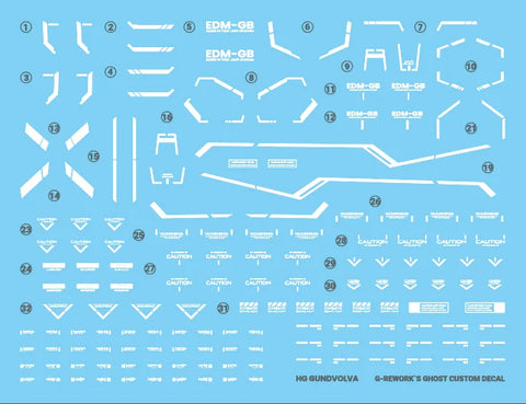 G-Rework HGWFM Gundvolva Decals