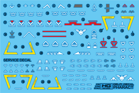 Delpi Decal HG Pharact