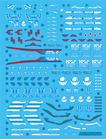 Delpi Decal FM 1/100 Forbidden Gundam