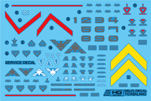 Delpi Decal HG Tickbalang