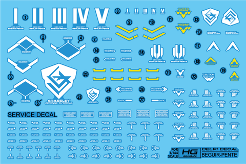 Delpi Decal HG Beguir-Pente