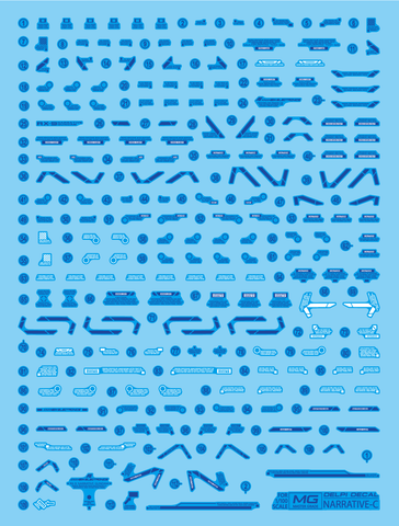 Delpi Decal MG Narrative (C-Packs) Ver.Ka [Blue HOLO]