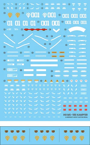 G-Rework HG Kampfer Decals