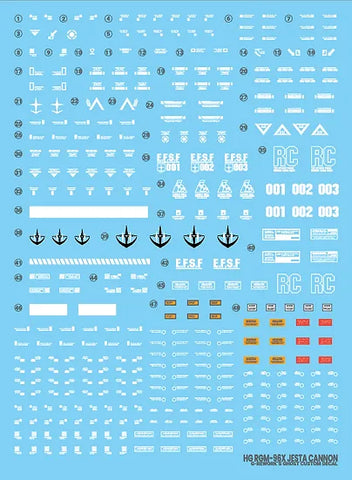 G-Rework HG Jesta Cannon Decals