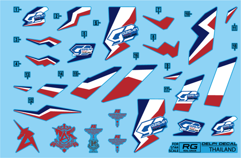Delpi Decal RG RX-93 Nu Gundam [Ver. Thailand]