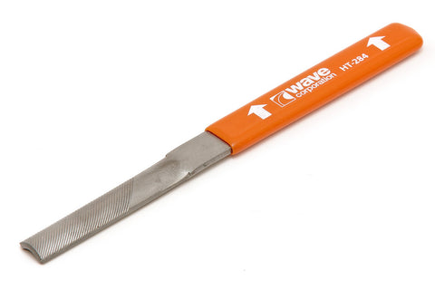 HG file horizontal slide type (half round/rough)