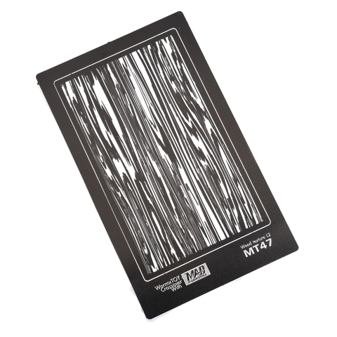 Madworks MT-47 Wood Grain Texture L2 Stencil for Painting