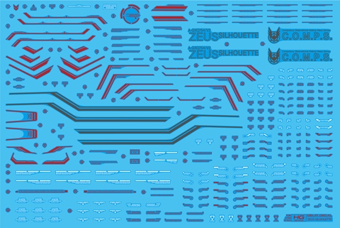 Delpi Decal HG Zeus Silhouette