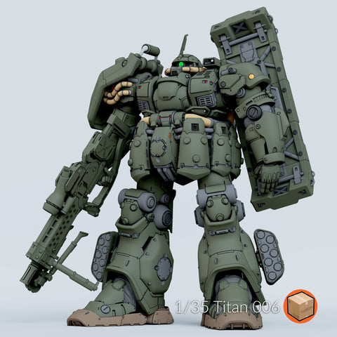 LootBOX+ 1/35 Titan 06 Zaku by Tosashin1028