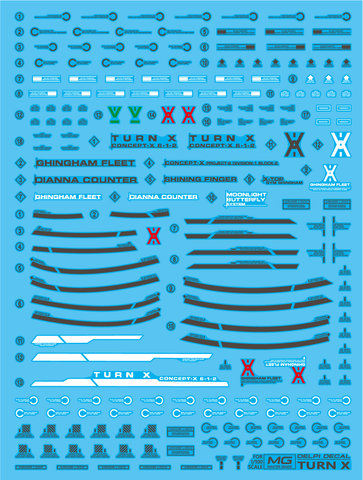 Delpi Decal MG Turn X