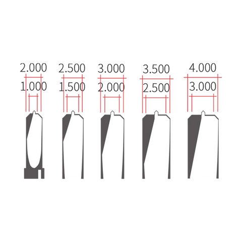 Centering Chamfer-Blade Drill Bit Set