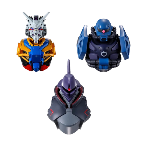 Ichibansho Bustisan Figure Gundam MS Head Magnet (GQuuuuuuX) (Box of 4)