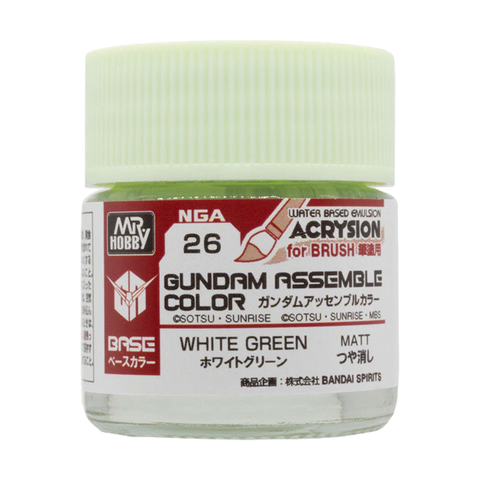 Gundam Assemble Color NGA26 White Green 10ml