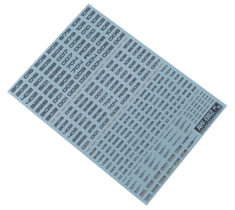 AW-082 Waterslide Decal (Gray)