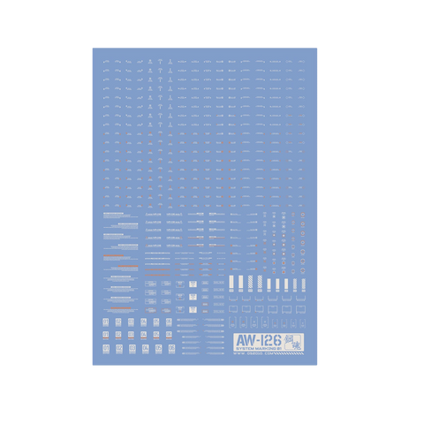 AW-126 Waterslide Decal