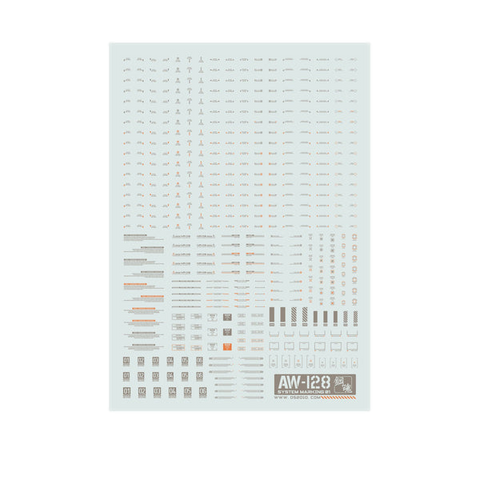 AW-128 Waterslide Decal