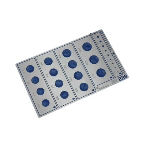 AW-229 Airbrush Template/Scribing Template 02 (Circular Large)