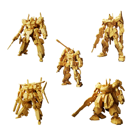 Gundam Artifact 5 Full Set (5 pieces)