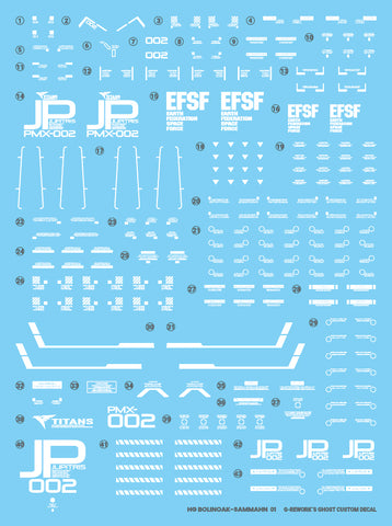 G-Rework HG Bolinoak-Sammahn Decals