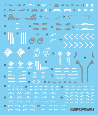 G-Rework HGWFM Guel's Dilanza Decals