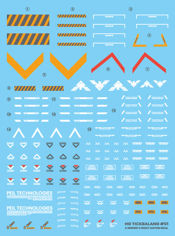 G-Rework HGWFM Tickbalang Decals