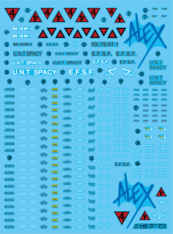 Delpi Decal MG NT-1 Alex (Manual Ver.)