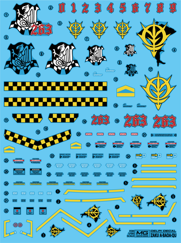 Delpi Decal MG Zaku (A Baoa Qu)