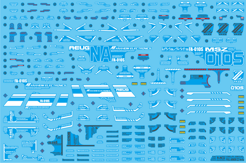 Delpi Decal MG Full Armor ZZ Gundam Ver.Ka