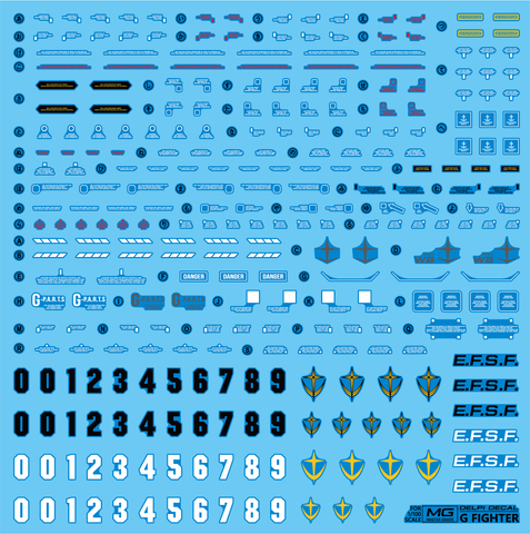Delpi Decal MG G Fighter