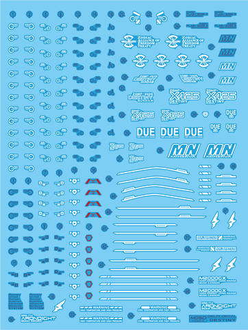 Delpi Decal MGSD Destiny Gundam (Manual Ver.)