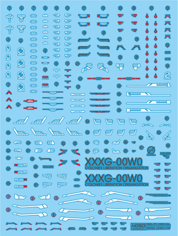 Delpi Decal MGSD Wing Gundam Zero EW