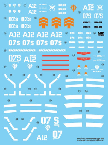 G-Rework MG Z'Gok Commander Decals