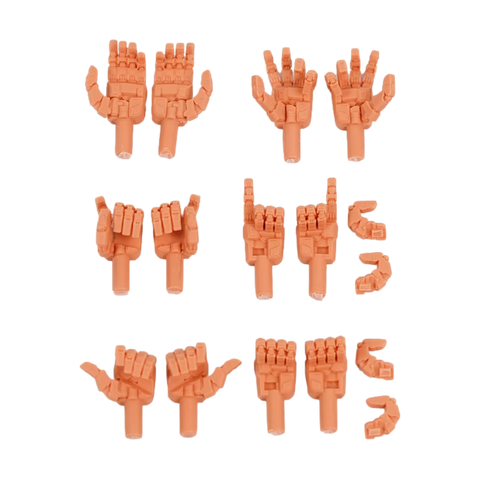 HGRFV RX-78(G)E Gundam EX Resin Hands Set