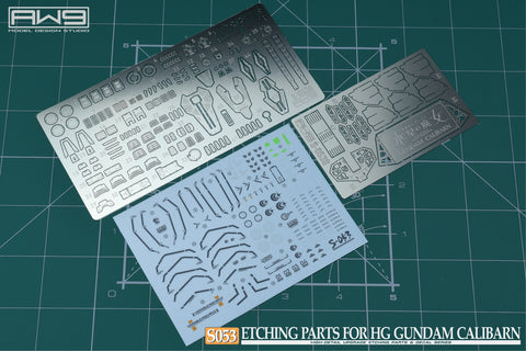 S53 Photo Etch HG Gundam Calibarn w/ Decals