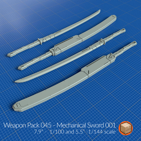 LootBOX+ WP045 - Mechanical Sword 001