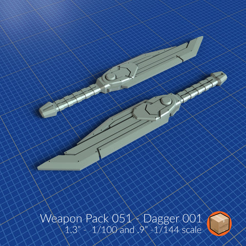 LootBOX+ WP051 - Dagger 001