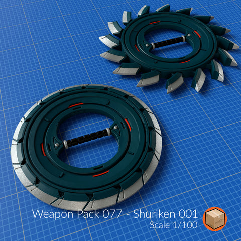 LootBOX+ WP077 - Shuriken 001