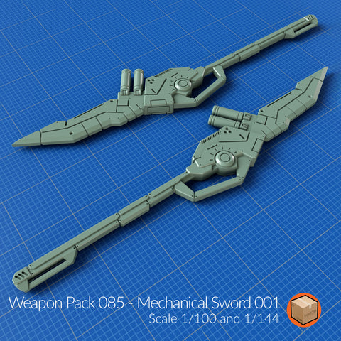 LootBOX+ WP085 - Mechanical Sword 001