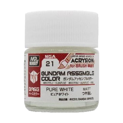 Gundam Assemble Color NGA21 Pure White 10ml
