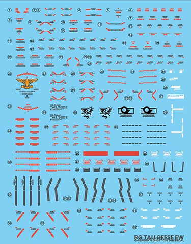 G-Rework RG Tallgeese EW Decals