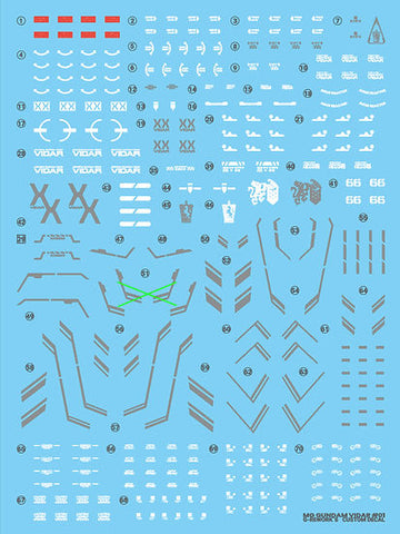 G-Rework MG Gundam Vidar Decals
