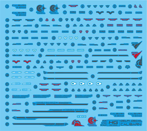 Delpi Decal HG Calibarn