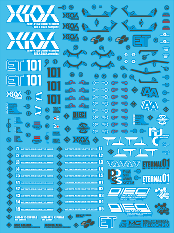 Delpi Decal MG Freedom 2.0 [Manual Ver.] [HOLO]