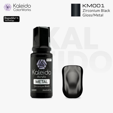 Kaleido ColorWorks KM001 Gloss Zirconium Black (20ml)